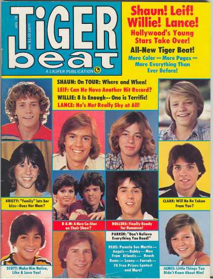 Tiger Beat - 1/1978