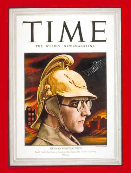 Time - Dmitri Shostakovich - July 20, 1942 - Russia - Music