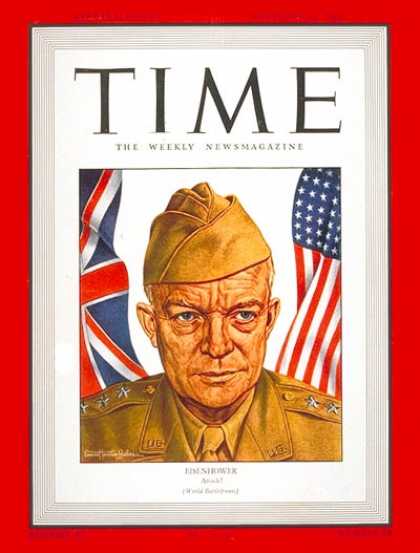 Time - Lt. General Dwight Eisenhower - Nov. 16, 1942 - Dwight Eisenhower - World War II