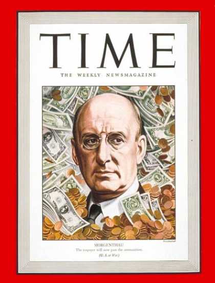 Time - Henry Morgenthau, Jr. - Jan. 25, 1943 - Henry Morgenthau - Money - Politics - Ec