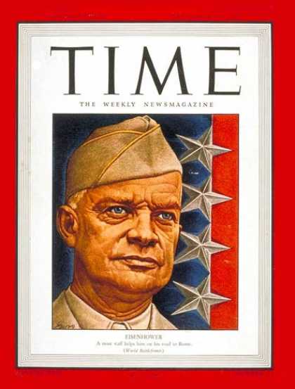 Time - Dwight D. Eisenhower - Sep. 13, 1943 - Dwight Eisenhower - Army - World War II -