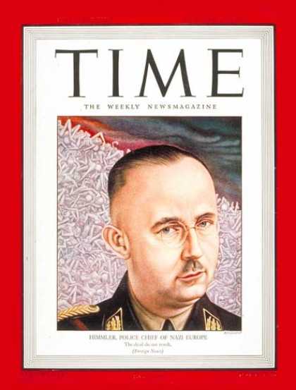 Time - Heinrich Himmler - Oct. 11, 1943 - Germany - Military - World War II - Nazism