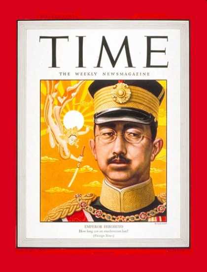 Time - Emperor Hirohito - May 21, 1945 - Japan - Emperors - Royalty - World War II