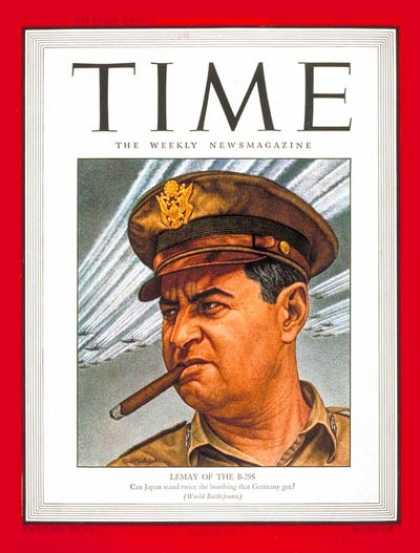 Time - Maj. Gen. Curtis LeMay - Aug. 13, 1945 - Curtis LeMay - World War II - Military