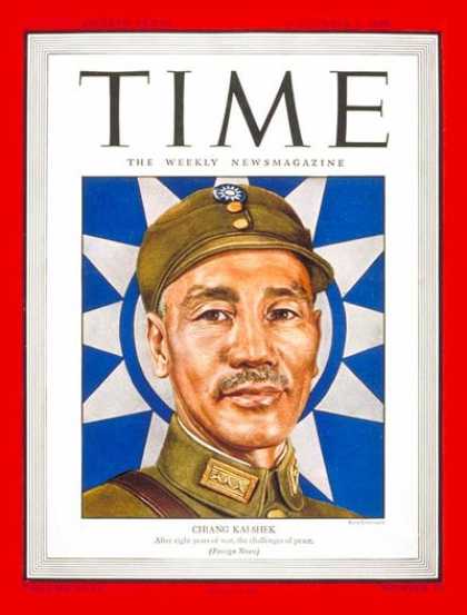 Time - Chiang Kai-shek - Sep. 3, 1945 - China