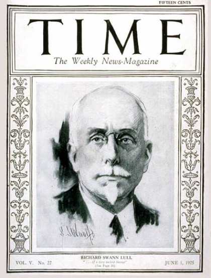 Time - Richard Swann Lull - June 1, 1925 - Education