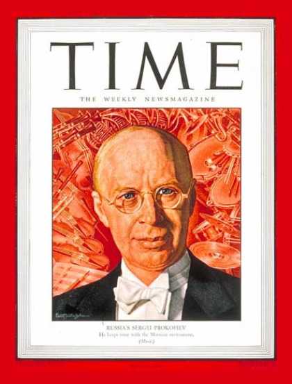 Time - Sergei Prokofiev - Nov. 19, 1945 - Composers - Classical Music - Music