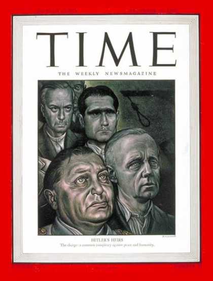 Time - Nurnberg Trials - Dec. 10, 1945 - Germany - War Crimes - Nazism