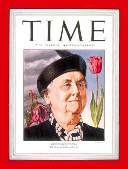 Time - Queen Wilhemina - May 13, 1946 - Queen Wilhelmina - Royalty - Netherlands