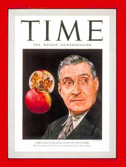 Time - Antonio Salazar - July 22, 1946 - Portugal