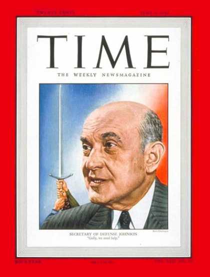Time - Louis Johnson - June 6, 1949 - Military - Politics