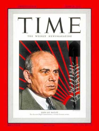 Time - John Jay McCloy - June 20, 1949 - Law
