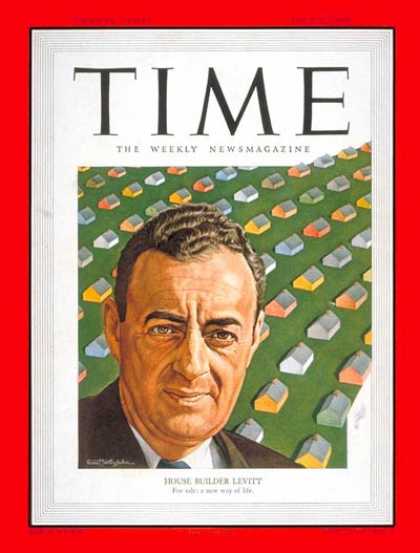 Time - William J. Levitt - July 3, 1950 - Real Estate - Law