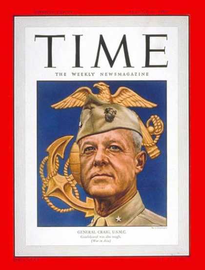 Time - Brig. General Craig - Aug. 14, 1950 - Army - Military