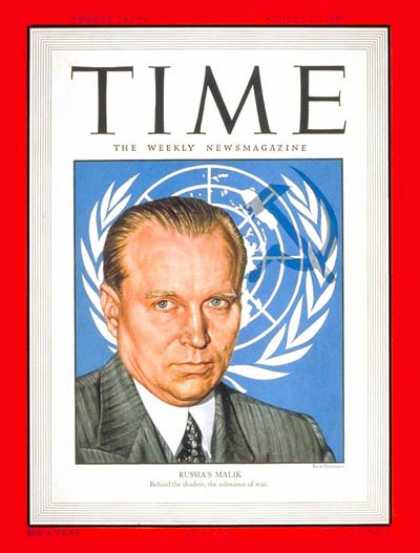 Time - Jacob Malik - Aug. 21, 1950 - United Nations - Politics