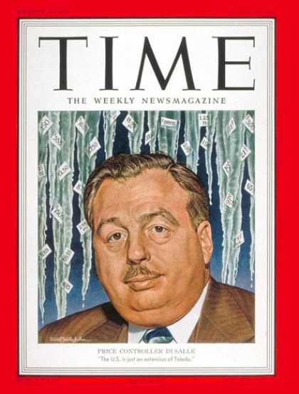 Time - Michael Di Salle - Mar. 19, 1951 - Governors - Ohio - Politics