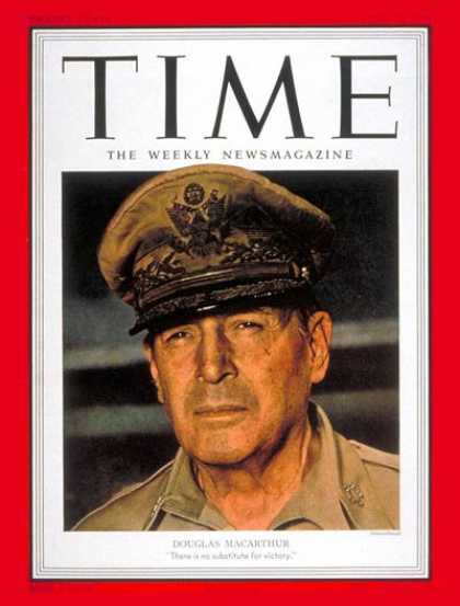 Time - General MacArthur - Apr. 30, 1951 - Douglas MacArthur - Army - Korean War - Gene