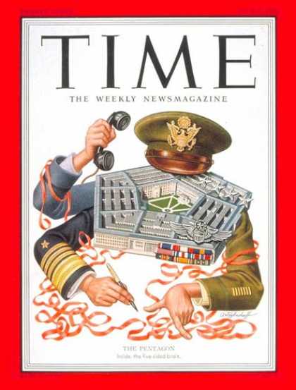 Time - The Pentagon - July 2, 1951 - Korean War - Politics