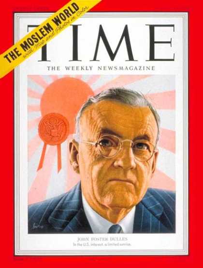 Time - John Foster Dulles - Aug. 13, 1951 - Army - Politics - Senators - Military