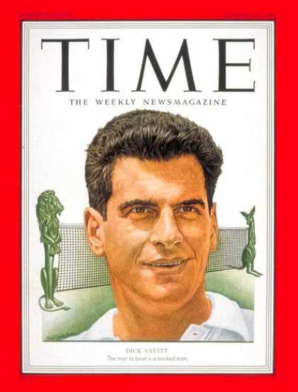 Time - Dick Savitt - Aug. 27, 1951 - Tennis - Sports