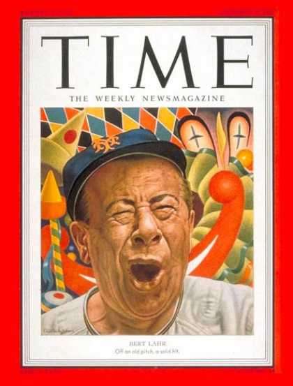 Time - Bert Lahr - Oct. 1, 1951 - Actors - Movies