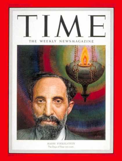 Time - Rabbi Louis Finklestein - Oct. 15, 1951 - Religion