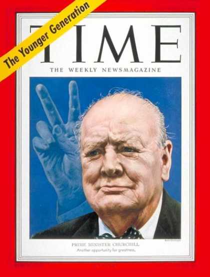 Time - Winston Churchill - Nov. 5, 1951 - Great Britain - Prime Ministers