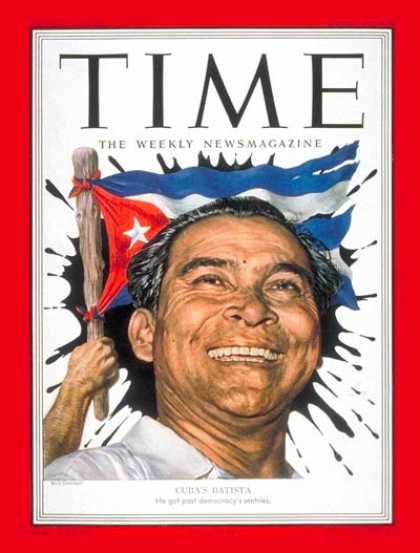 Time - Fulgencio Batista - Apr. 21, 1952 - Cuba - Latin America