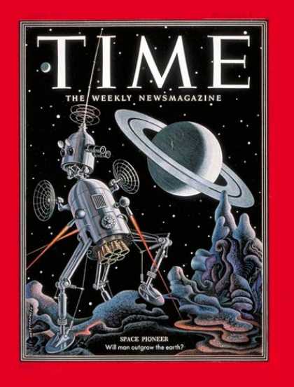 Time - Space Pioneer - Dec. 8, 1952 - NASA - Astronauts - Spacecraft - Space Exploratio