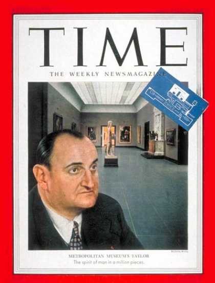 Time - Francis H. Taylor - Dec. 29, 1952 - Museums - Art