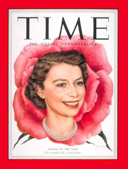 Time - Queen Elizabeth II, Woman of the Year - Jan. 5, 1953 - Queen Elizabeth II - Pers