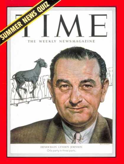 Time - Lyndon B. Johnson - June 22, 1953 - Congress - Senators - Texas - Politics - Dem