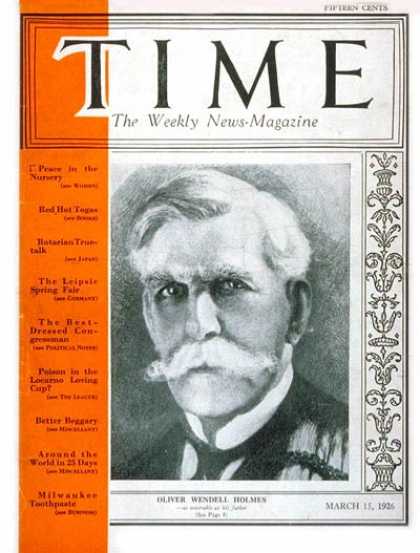 Time - Mar. 15, 1926 - Supreme Court - Law