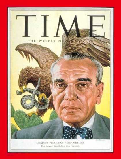 Time - Adolfo Ruiz Cortines - Sep. 14, 1953 - Mexico - Latin America