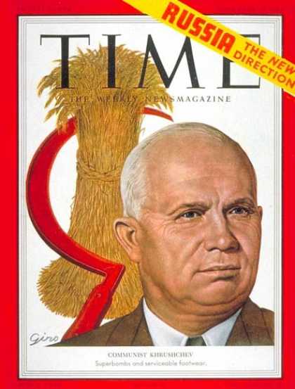 Time - Nikita Khrushchev - Nov. 30, 1953 - Russia - Communism