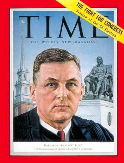 Time - Nathan M. Pusey - Mar. 1, 1954 - Harvard - Education