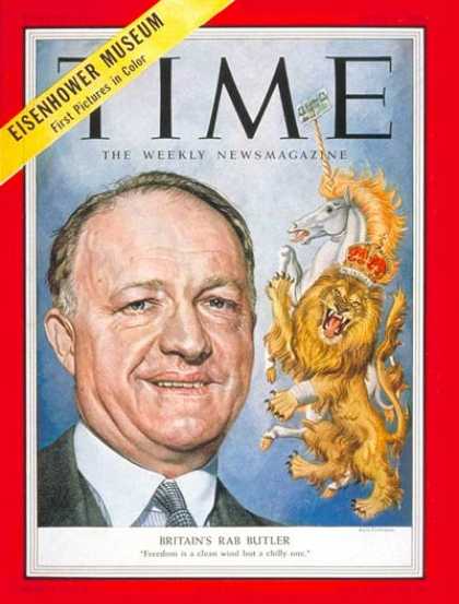 Time - Richard A. Butler - Apr. 5, 1954 - Great Britain