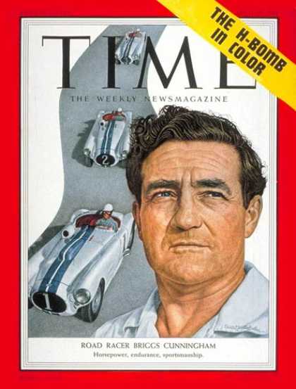 Time - Briggs S. Cunningham - Apr. 26, 1954 - Auto Racing - Sports