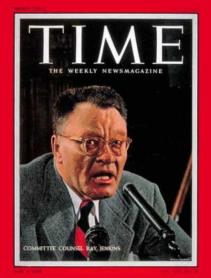 Time - Ray Jenkins - May 17, 1954 - Communism - Politics