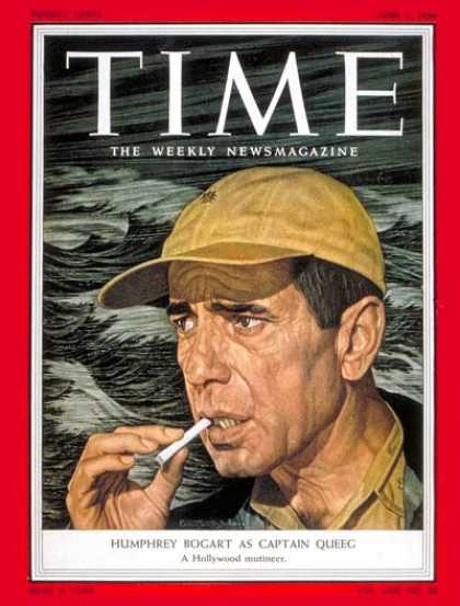Time - Humphrey Bogart - June 7, 1954 - Actors - Most Popular - Movies