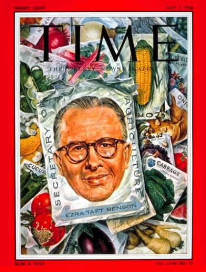 Time - Ezra Benson - May 7, 1956 - Society - Business