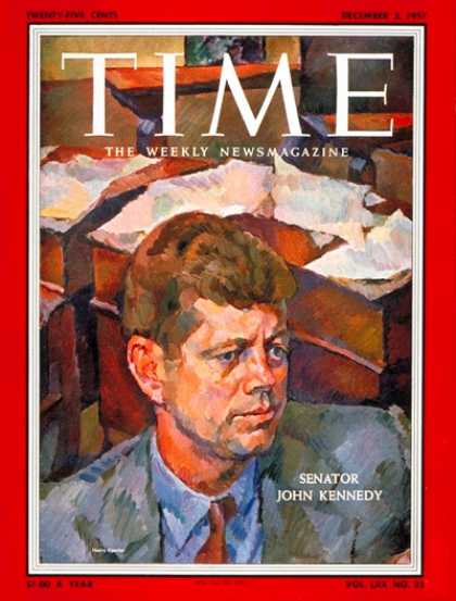 Time - Sen. John F. Kennedy - Dec. 2, 1957 - John F. Kennedy - Congress - Senators - Ke
