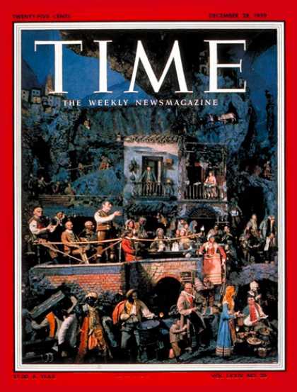 Time - 18th Century CrÃ¨che - Dec. 28, 1959 - Jesus - Mary - Religion - Christianity