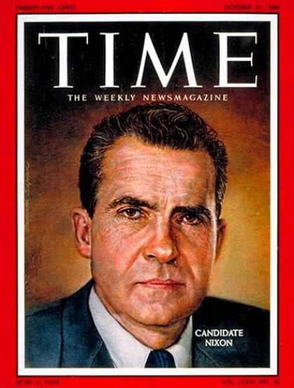 Time - Richard Nixon - Oct. 31, 1960 - Vice Presidents - Presidential Elections - Repub