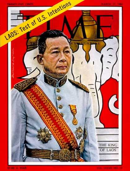 Time - King Savang Vatthana - Mar. 17, 1961 - Royalty