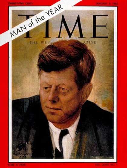 Time - John F. Kennedy, Man of the Year - Jan. 5, 1962 - John F. Kennedy - Person of th