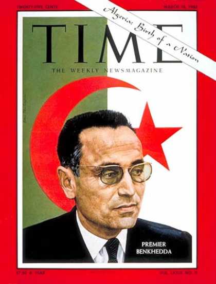 Time - Bensyoussef Benkhedda - Mar. 16, 1962 - Algeria