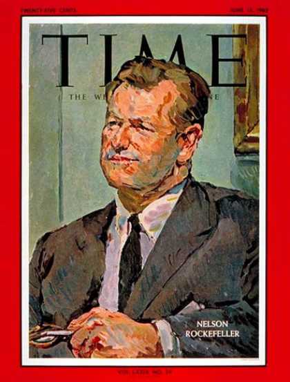 Time - Nelson Rockefeller - June 15, 1962 - Governors - New York - Politics