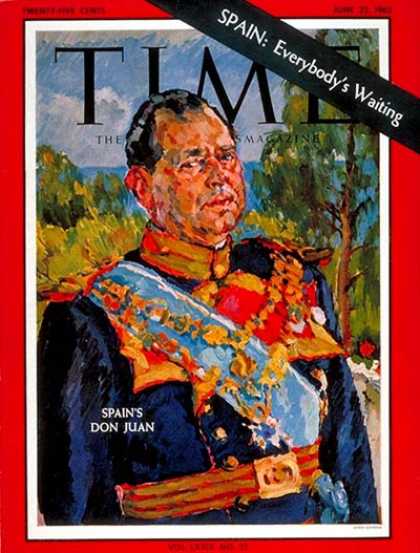 Time - Don Juan - June 22, 1962 - Spain - Royalty