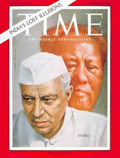 Time - Jawaharlal Nehru - Nov. 30, 1962 - India